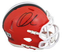 Quinshon Judkins Signed Browns Speed Mini Helmet (Beckett) at PristineAuction.com