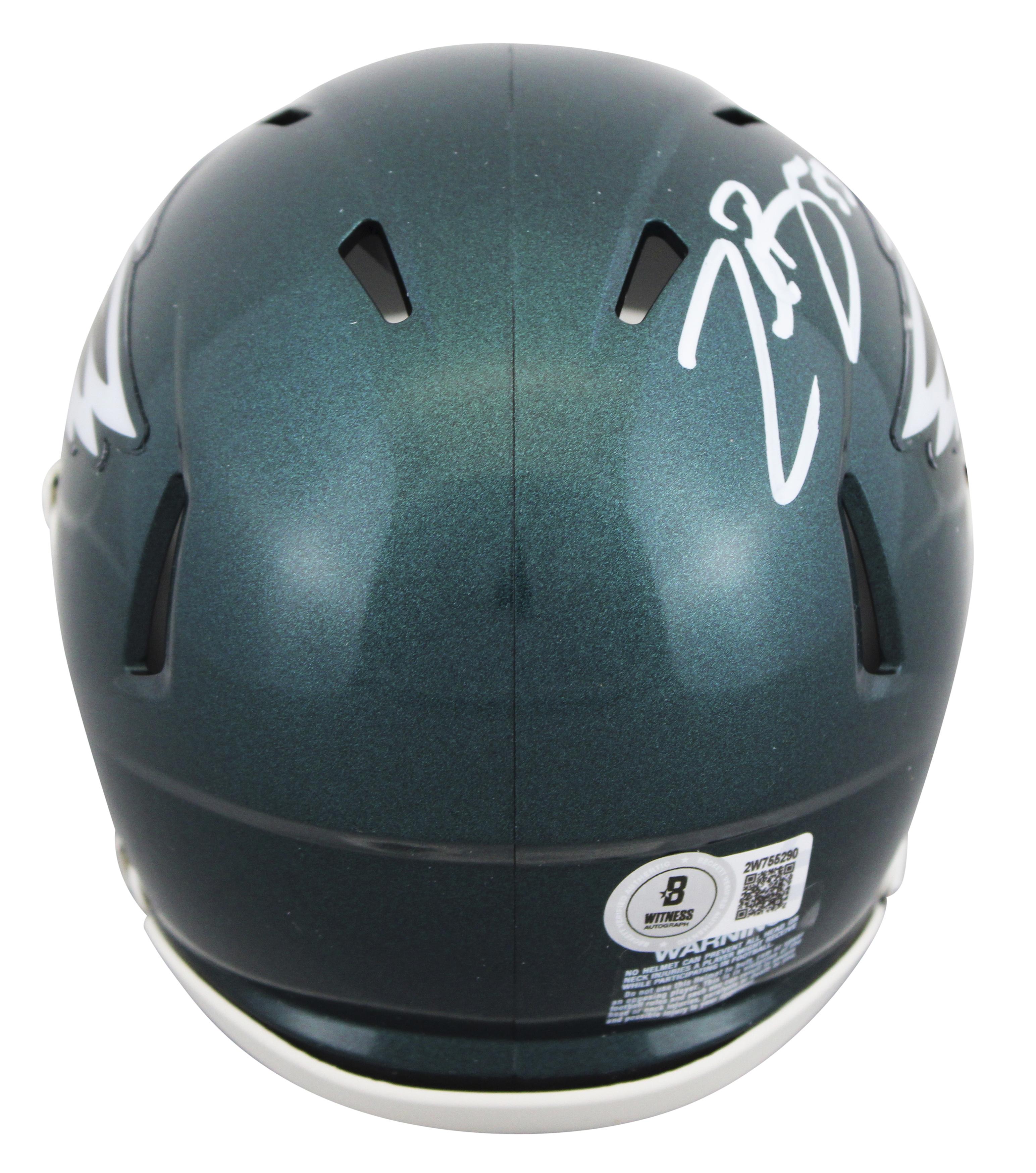 Zack Baun Signed Eagles Speed Mini Helmet (Beckett) at PristineAuction.com Zack Baun Signed Eagles Speed Mini Helmet (Beckett) at PristineAuction.com