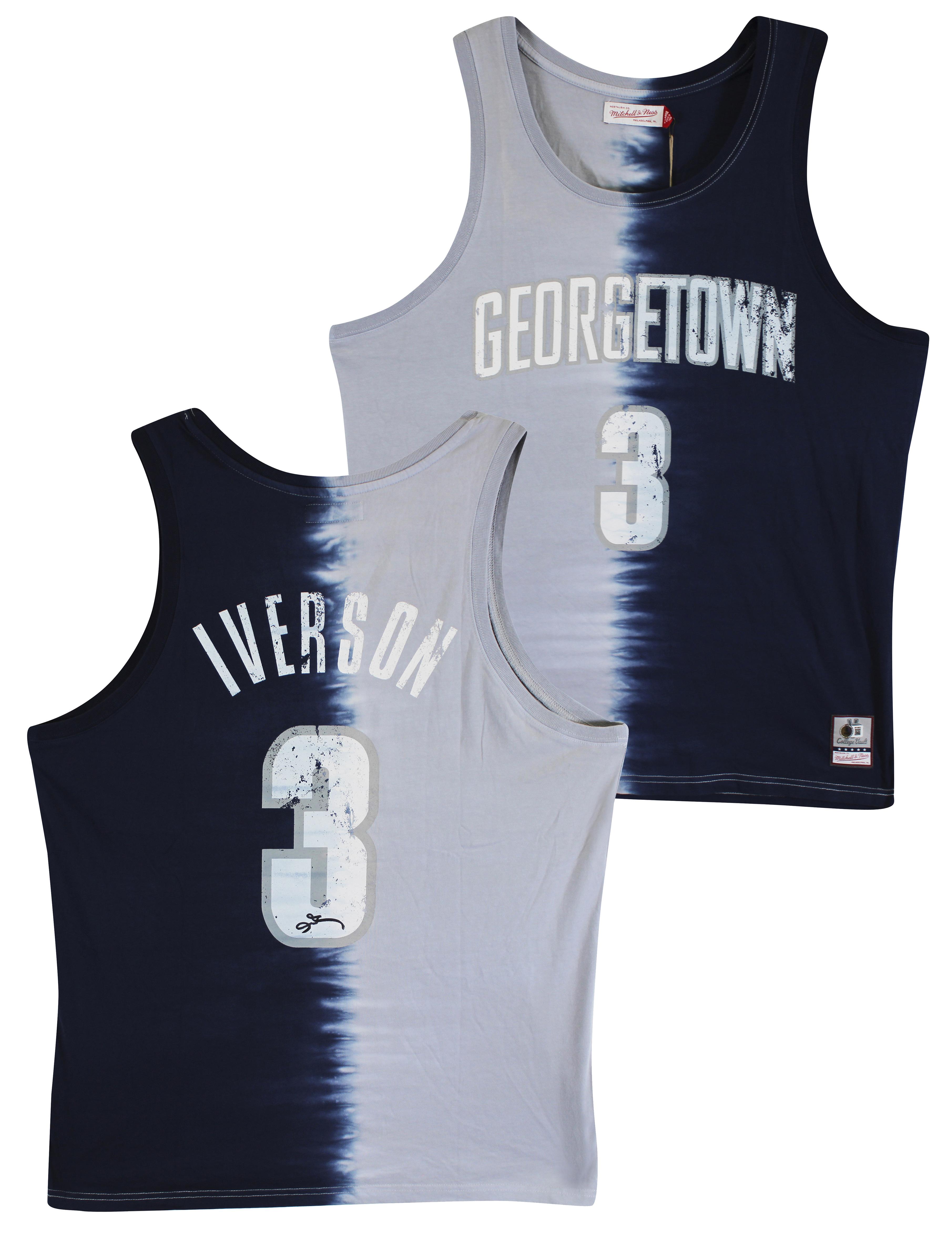 Allen Iverson Signed Georgetown Hoyas Mitchell & Ness Authentic Jersey (Beckett) at PristineAuction.com Allen Iverson Signed Georgetown Hoyas Mitchell & Ness Authentic Jersey (Beckett) at PristineAuction.com