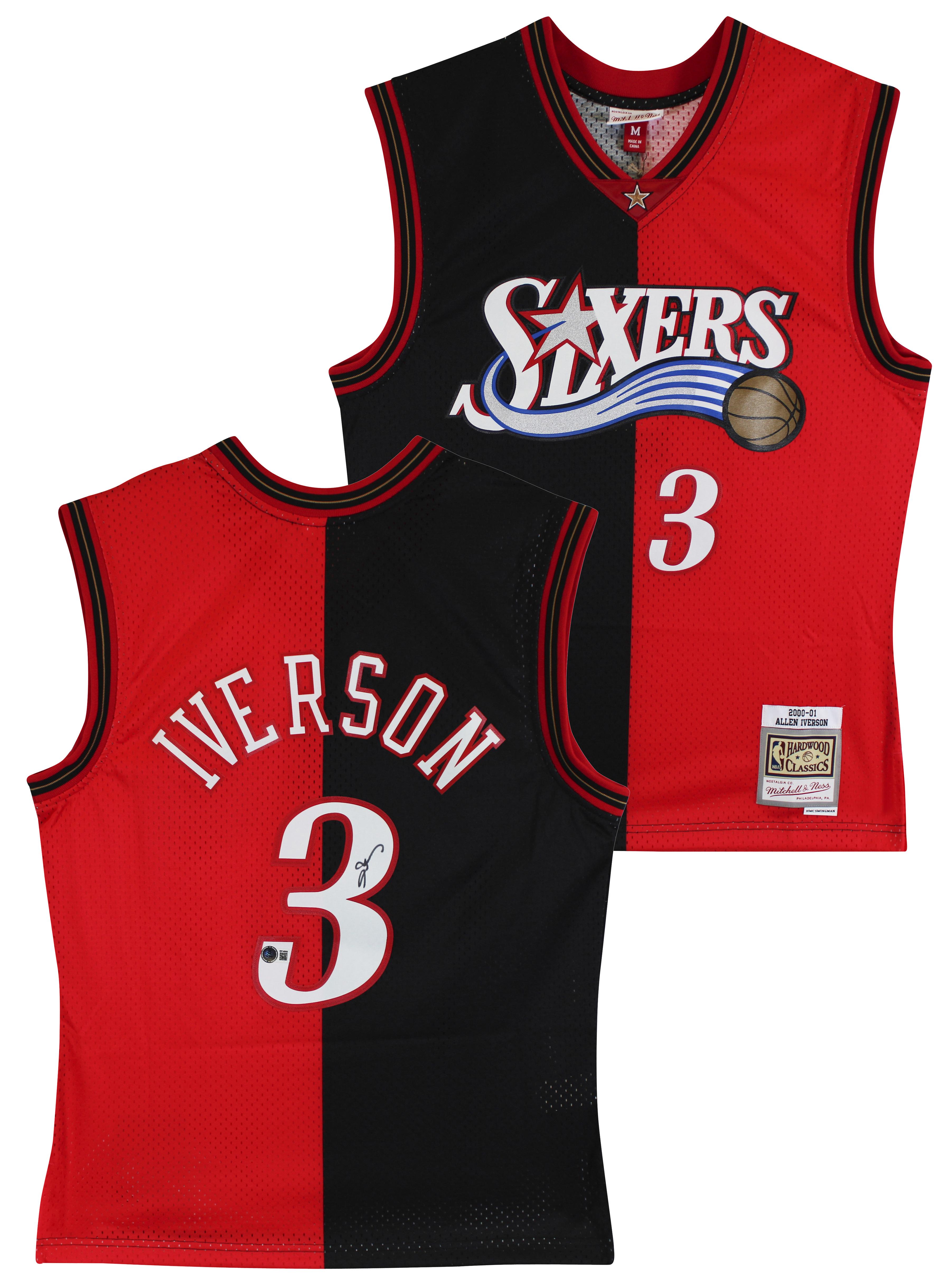 Allen Iverson Signed 76ers Mitchell & Ness Authentic Jersey (Beckett) at PristineAuction.com Allen Iverson Signed 76ers Mitchell & Ness Authentic Jersey (Beckett) at PristineAuction.com