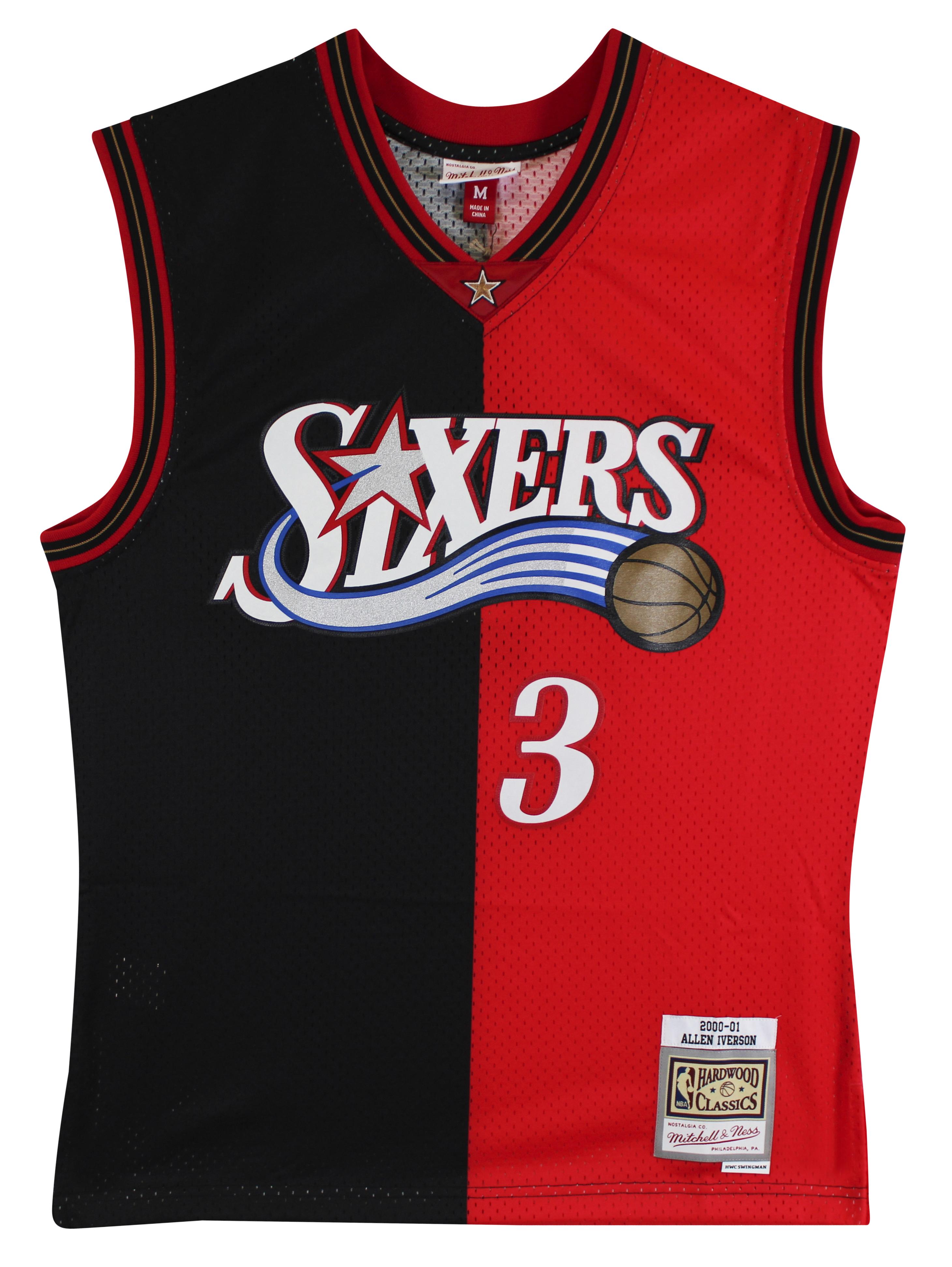 Allen Iverson Signed 76ers Mitchell & Ness Authentic Jersey (Beckett) at PristineAuction.com Allen Iverson Signed 76ers Mitchell & Ness Authentic Jersey (Beckett) at PristineAuction.com
