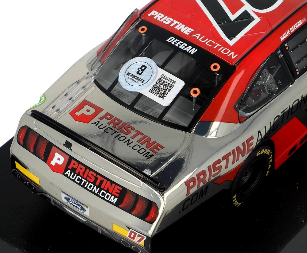 Hailie Deegan Signed LE NASCAR #07 Pristine Auction 2022 Mustang | Xfinity Debut | Color Chrome - 1:24 Premium Action Diecast Car (PA) at PristineAuction.com Hailie Deegan Signed LE NASCAR #07 Pristine Auction 2022 Mustang | Xfinity Debut | Color Chrome - 1:24 Premium Action Diecast Car (PA) at PristineAuction.com