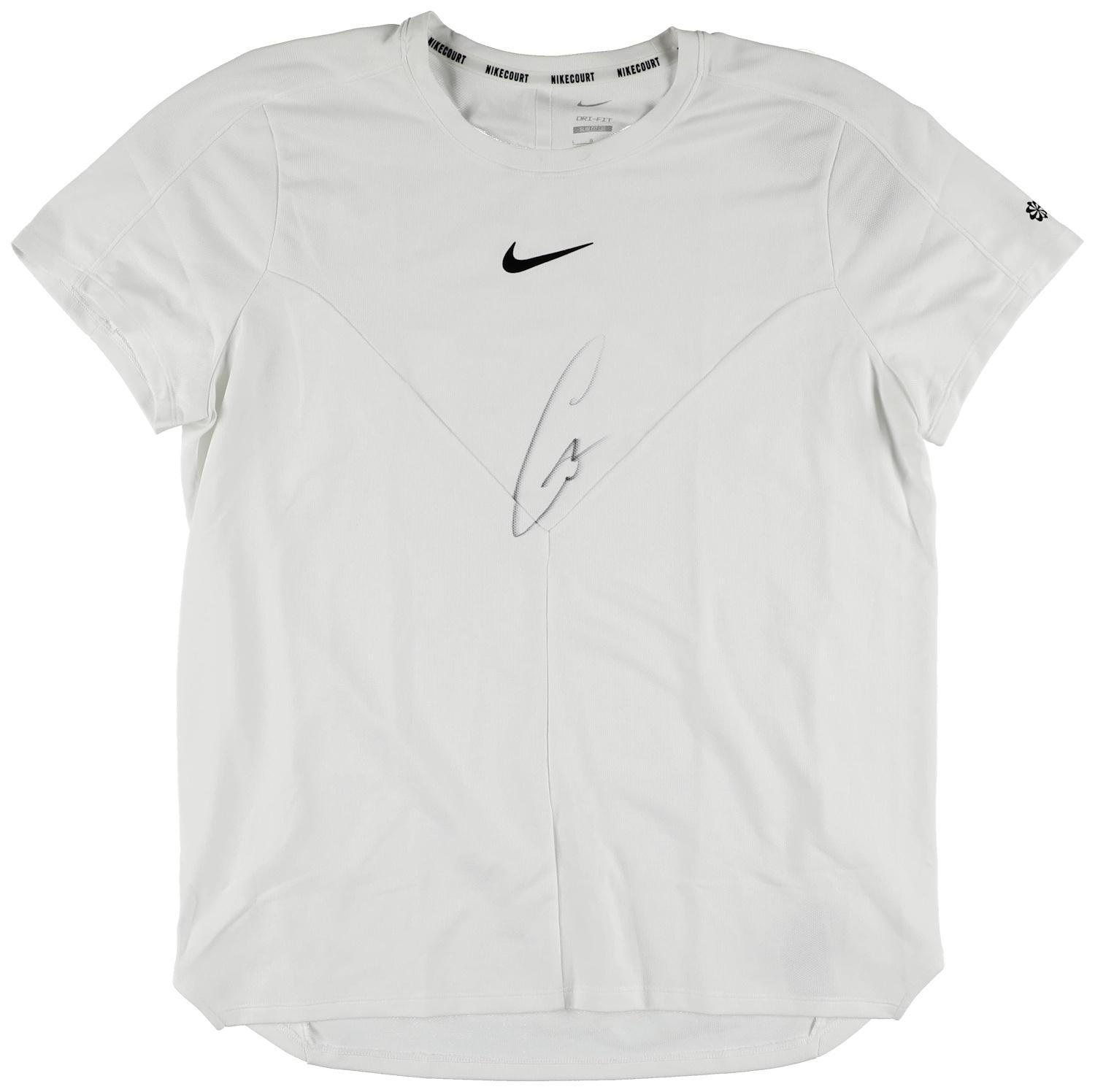 Carlos Alcaraz Signed Nike Tennis Shirt (JSA) at PristineAuction.com Carlos Alcaraz Signed Nike Tennis Shirt (JSA) at PristineAuction.com