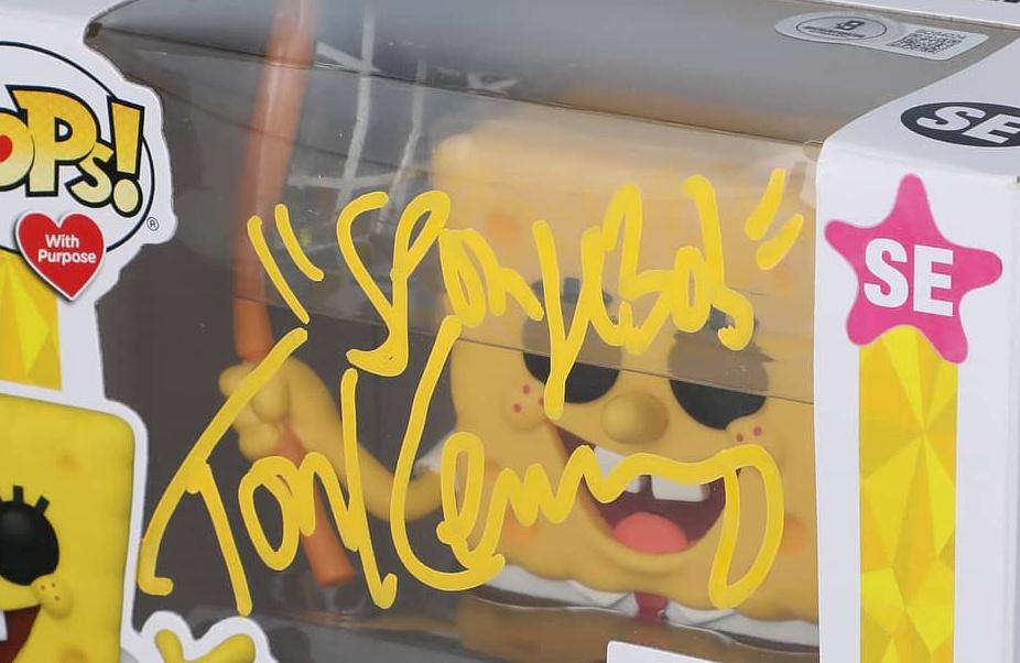 Tom Kenny Signed "Spongebob Squarepants" SE Funko Pop! Inscribed "Spongebob" (Beckett & PA) at PristineAuction.com Tom Kenny Signed "Spongebob Squarepants" SE Funko Pop! Inscribed "Spongebob" (Beckett & PA) at PristineAuction.com