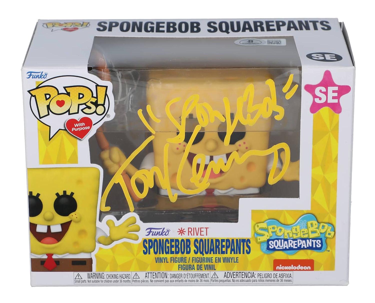 Tom Kenny Signed "Spongebob Squarepants" SE Funko Pop! Inscribed "Spongebob" (Beckett & PA) at PristineAuction.com Tom Kenny Signed "Spongebob Squarepants" SE Funko Pop! Inscribed "Spongebob" (Beckett & PA) at PristineAuction.com