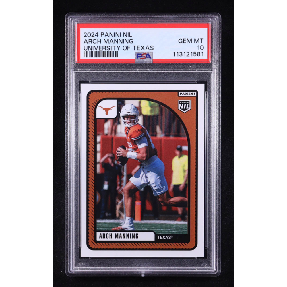 Arch Manning 2024 Panini Instant NIL #NNO RC (PSA 10) at PristineAuction.com