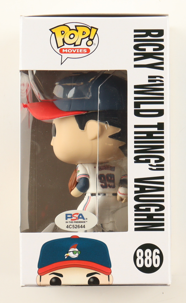 Charlie Sheen Signed "Major League" #886 Ricky 'Wild Thing' Vaughn Funko Pop! Vinyl Figure (PSA) at PristineAuction.com Charlie Sheen Signed "Major League" #886 Ricky 'Wild Thing' Vaughn Funko Pop! Vinyl Figure (PSA) at PristineAuction.com