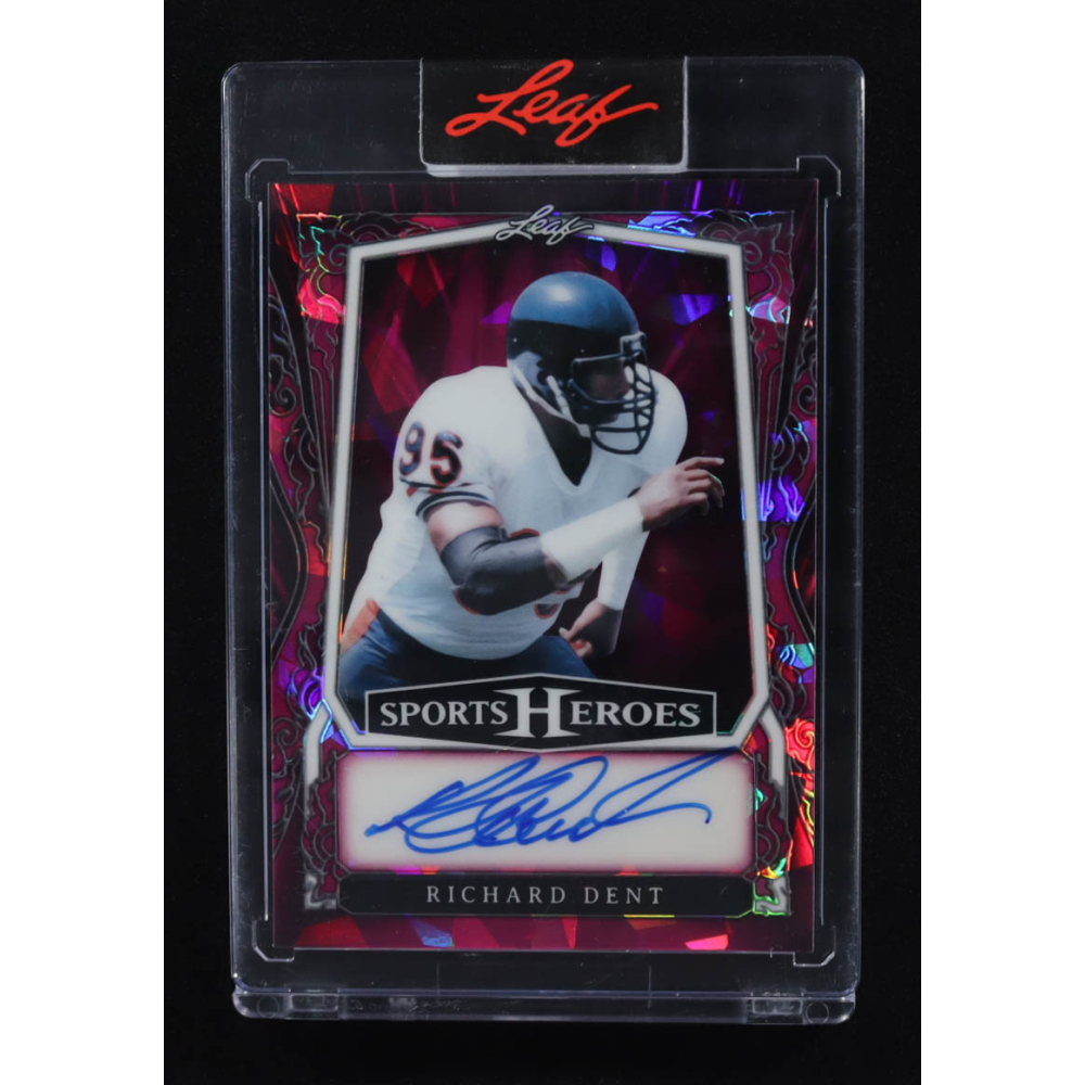 Richard Dent 2025 Leaf Sports Heroes Magenta Autographs #BA-RD1 #5/5 at PristineAuction.com