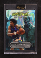 Julius Erving 2025 Wild Card Monster Hit Monster Hunt Zombie Platinum Lava #MHCZ-JE #1/1 at PristineAuction.com