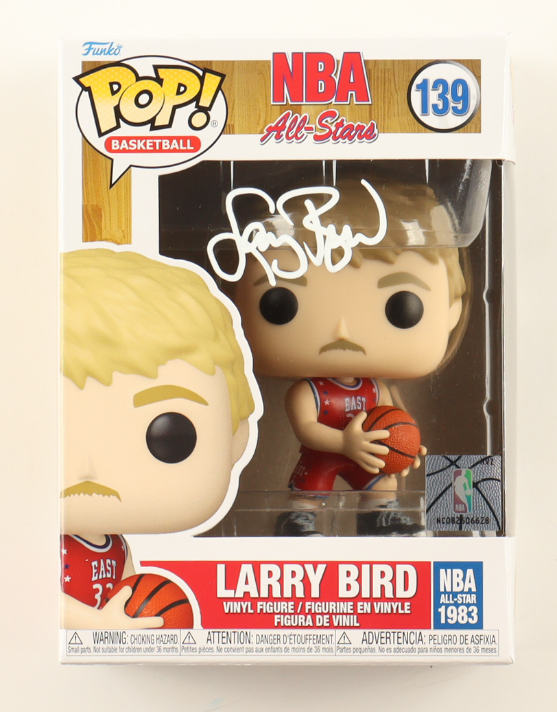 Larry Bird Signed "NBA All-Stars" #139 Funko Pop! Vinyl Figure (Bird & PSA) at PristineAuction.com Larry Bird Signed "NBA All-Stars" #139 Funko Pop! Vinyl Figure (Bird & PSA) at PristineAuction.com