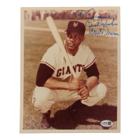Monte Irvin Signed Giants 8x10 Photo Inscribed "Best Wishes" (JSA) at PristineAuction.com