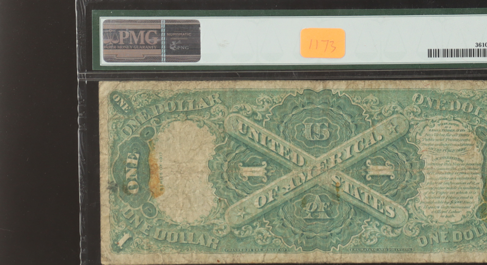 1917 $1 United States Treasury Legal Tender Note (PMG 10) at PristineAuction.com 1917 $1 United States Treasury Legal Tender Note (PMG 10) at PristineAuction.com