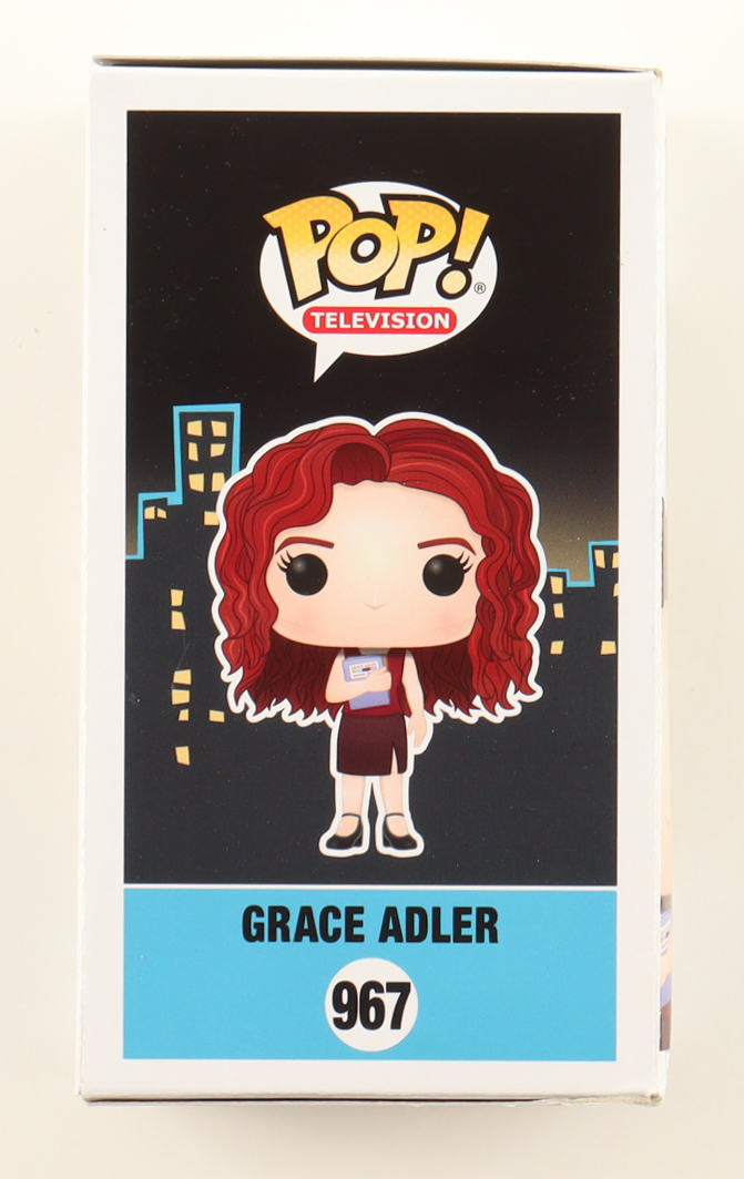 Debra Messing Signed "Will & Grace" Grace Adler #967 Funko Pop! Vinyl Figure (ACOA) at PristineAuction.com Debra Messing Signed "Will & Grace" Grace Adler #967 Funko Pop! Vinyl Figure (ACOA) at PristineAuction.com