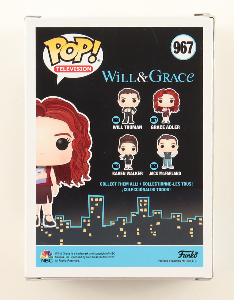 Debra Messing Signed "Will & Grace" Grace Adler #967 Funko Pop! Vinyl Figure (ACOA) at PristineAuction.com Debra Messing Signed "Will & Grace" Grace Adler #967 Funko Pop! Vinyl Figure (ACOA) at PristineAuction.com