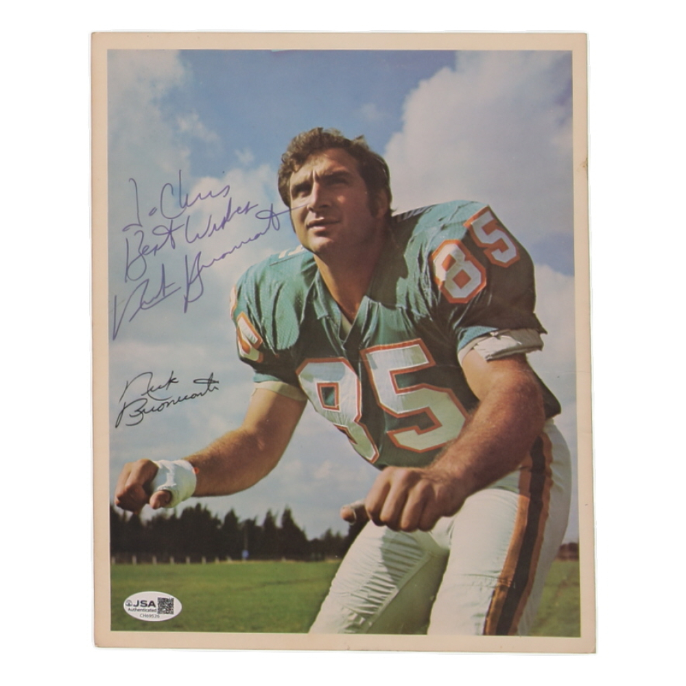 Nick Buoniconti Signed Dolphins 8x10 Photo Inscribed "Best Wishes" (JSA) at PristineAuction.com