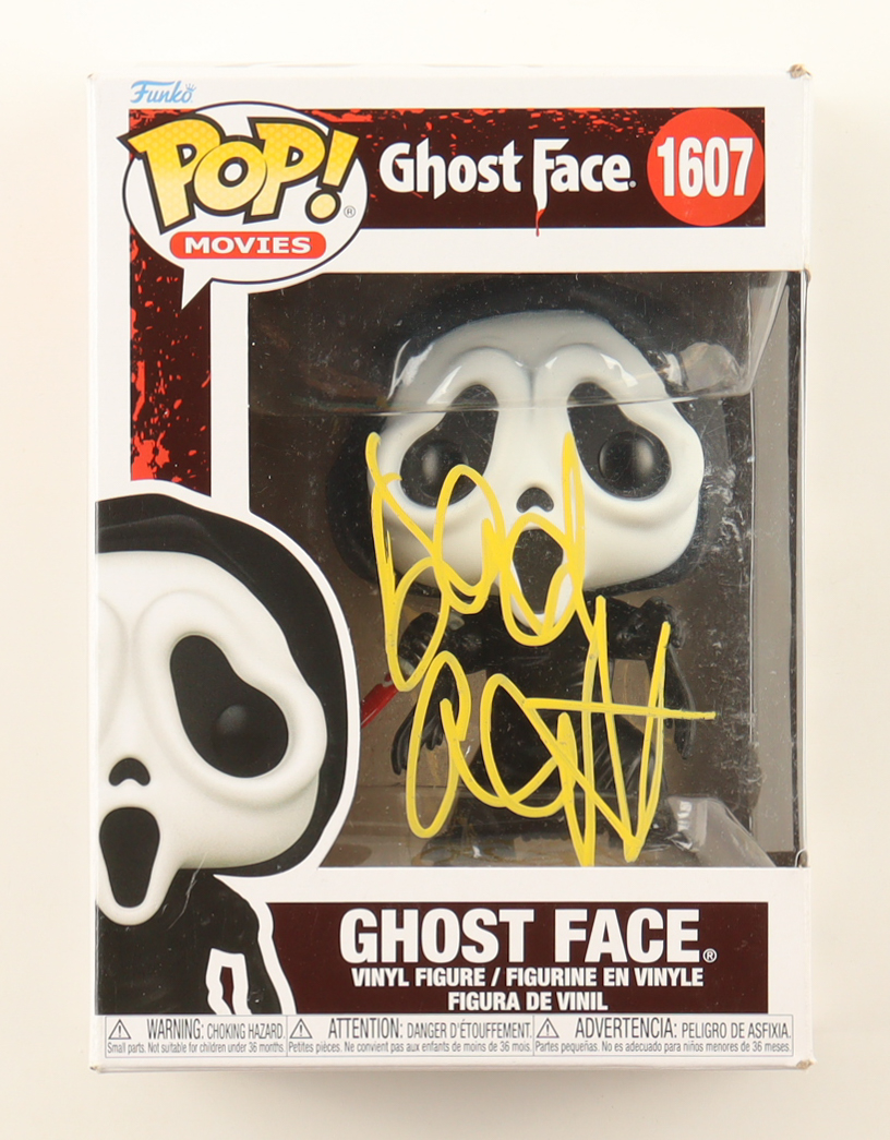 David Arquette Signed "Ghost Face" #1607 Ghost Face Funko Pop! Vinyl Figure (ACOA) at PristineAuction.com David Arquette Signed "Ghost Face" #1607 Ghost Face Funko Pop! Vinyl Figure (ACOA) at PristineAuction.com