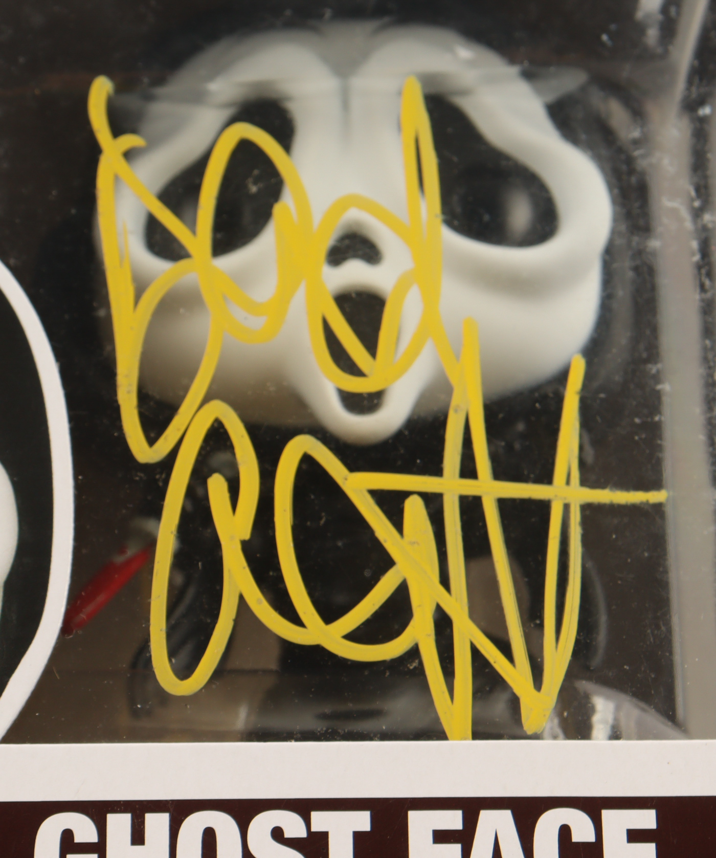David Arquette Signed "Ghost Face" #1607 Ghost Face Funko Pop! Vinyl Figure (ACOA) at PristineAuction.com David Arquette Signed "Ghost Face" #1607 Ghost Face Funko Pop! Vinyl Figure (ACOA) at PristineAuction.com