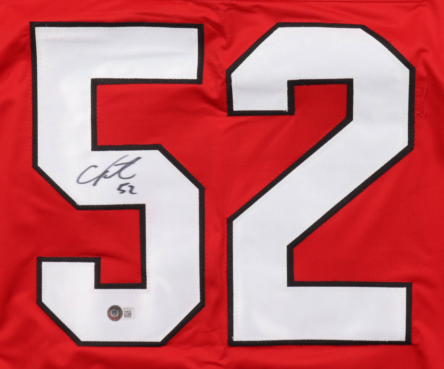 Cal Foote Signed Jersey (Beckett) at PristineAuction.com Cal Foote Signed Jersey (Beckett) at PristineAuction.com