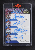 Terrell Davis / Edgerrin James / Eddie George / Thurman Thomas 2025 Leaf Metal The 4 Of July Autographs #4J-4 #1/1 at PristineAuction.com
