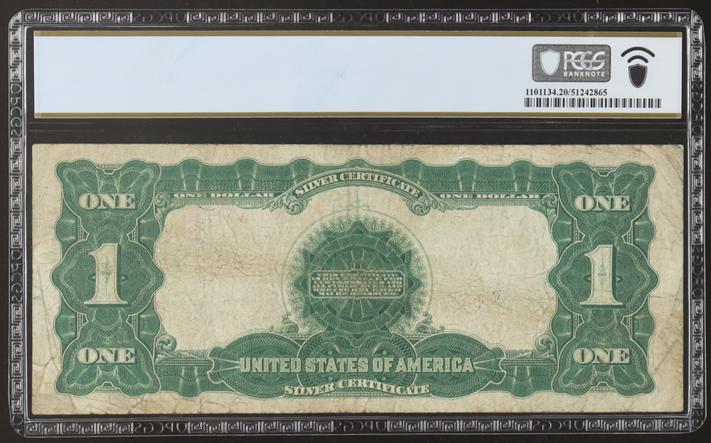 1899 United States $1 Silver Certificate Banknote (PCGS 20) at PristineAuction.com 1899 United States $1 Silver Certificate Banknote (PCGS 20) at PristineAuction.com