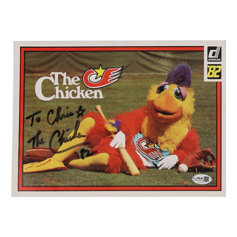 Ted Giannoulas Signed "San Diego Chicken" 8x10 Photo (JSA) at PristineAuction.com Ted Giannoulas Signed "San Diego Chicken" 8x10 Photo (JSA) at PristineAuction.com