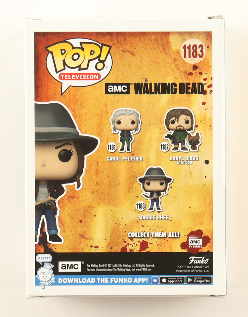 Lauren Cohan Signed "The Walking Dead" #1183 Maggie Rhee Funko Pop! Vinyl Figure (ACOA) at PristineAuction.com Lauren Cohan Signed "The Walking Dead" #1183 Maggie Rhee Funko Pop! Vinyl Figure (ACOA) at PristineAuction.com