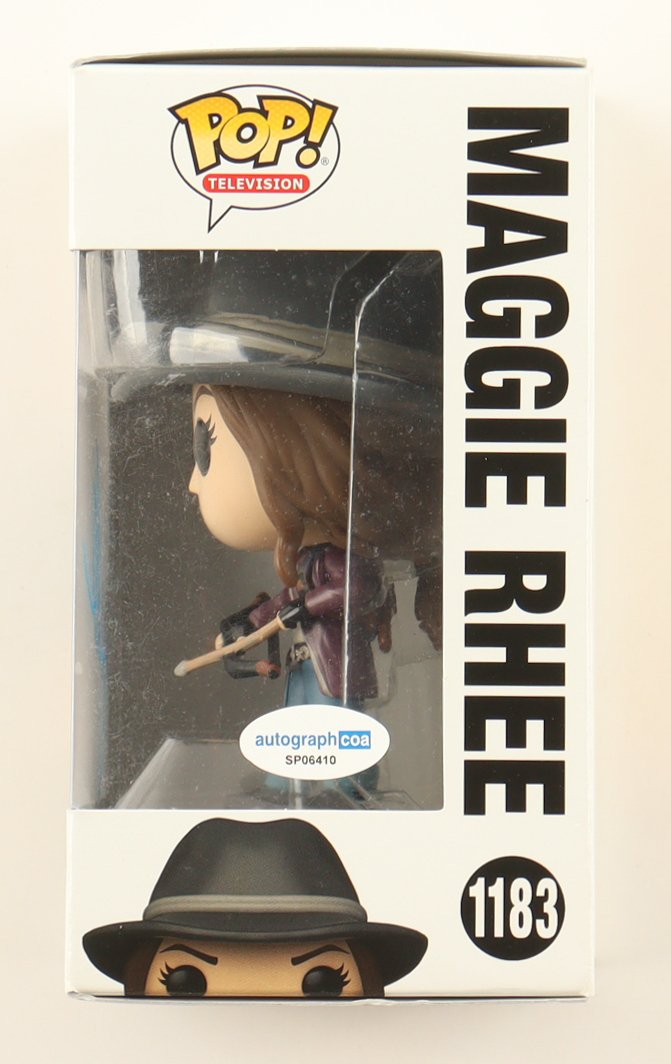 Lauren Cohan Signed "The Walking Dead" #1183 Maggie Rhee Funko Pop! Vinyl Figure (ACOA) at PristineAuction.com Lauren Cohan Signed "The Walking Dead" #1183 Maggie Rhee Funko Pop! Vinyl Figure (ACOA) at PristineAuction.com