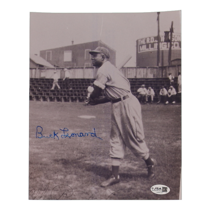 Buck Leonard Signed Grays 8x10 Photo (JSA) at PristineAuction.com Buck Leonard Signed Grays 8x10 Photo (JSA) at PristineAuction.com