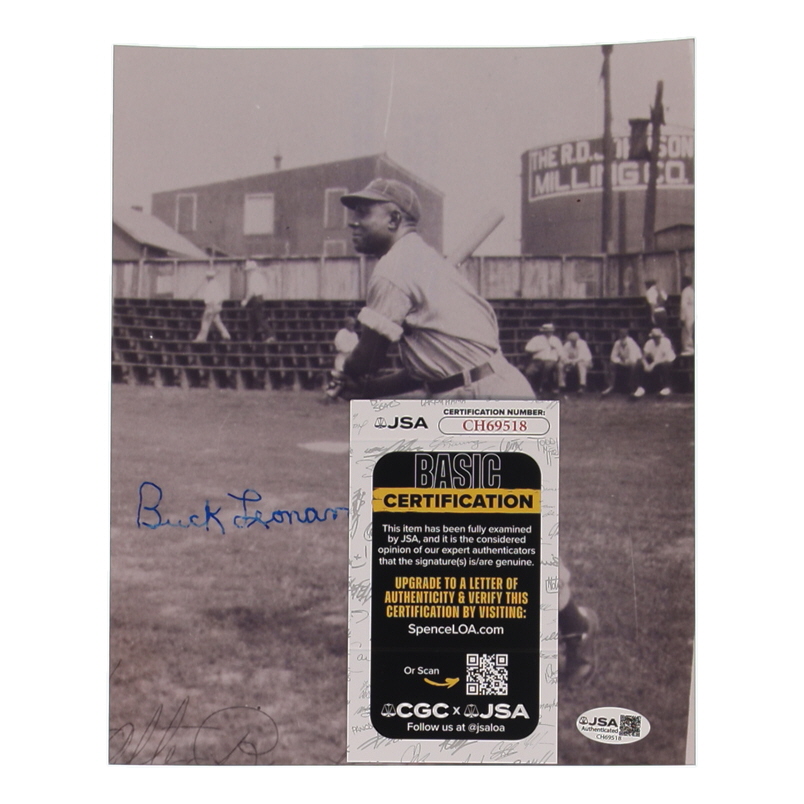 Buck Leonard Signed Grays 8x10 Photo (JSA) at PristineAuction.com Buck Leonard Signed Grays 8x10 Photo (JSA) at PristineAuction.com