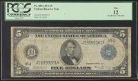 1914 $5 Five Dollars Blue Seal Federal Reserve Bank Note (PCGS 12) at PristineAuction.com