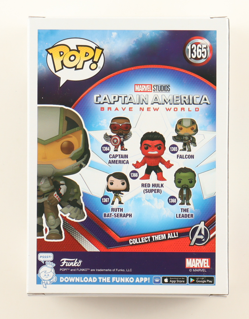 Danny Ramirez Signed "Captain America: Brave New World" #1365 Falcon Funko Pop! Vinyl Figure (ACOA) at PristineAuction.com Danny Ramirez Signed "Captain America: Brave New World" #1365 Falcon Funko Pop! Vinyl Figure (ACOA) at PristineAuction.com