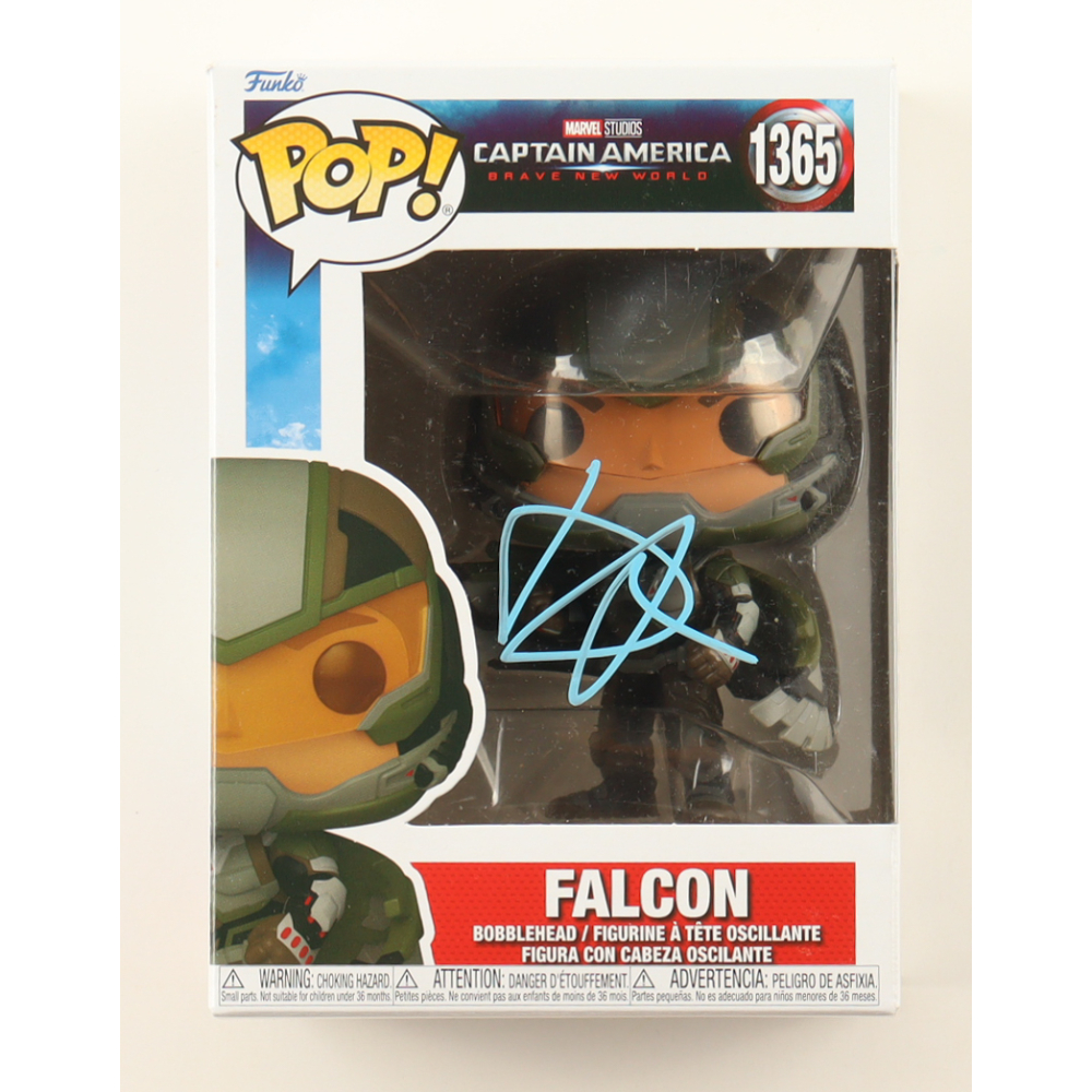 Danny Ramirez Signed "Captain America: Brave New World" #1365 Falcon Funko Pop! Vinyl Figure (ACOA) at PristineAuction.com