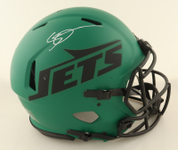 Ahmad "Sauce" Gardner Signed Jets Full-Size Authentic On-Field Rave Alternate Speed Helmet (Fanatics) at PristineAuction.com