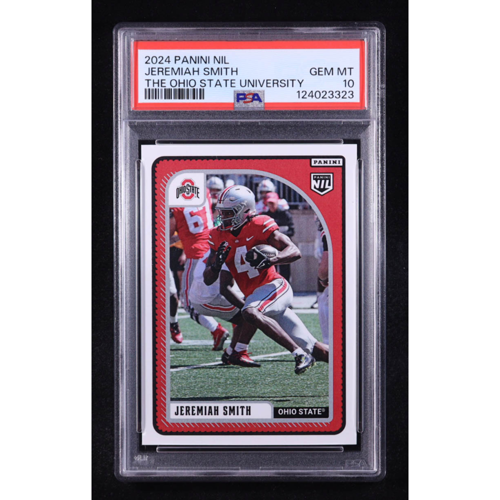 Jeremiah Smith 2024 Panini Instant NIL #NNO RC (PSA 10) at PristineAuction.com