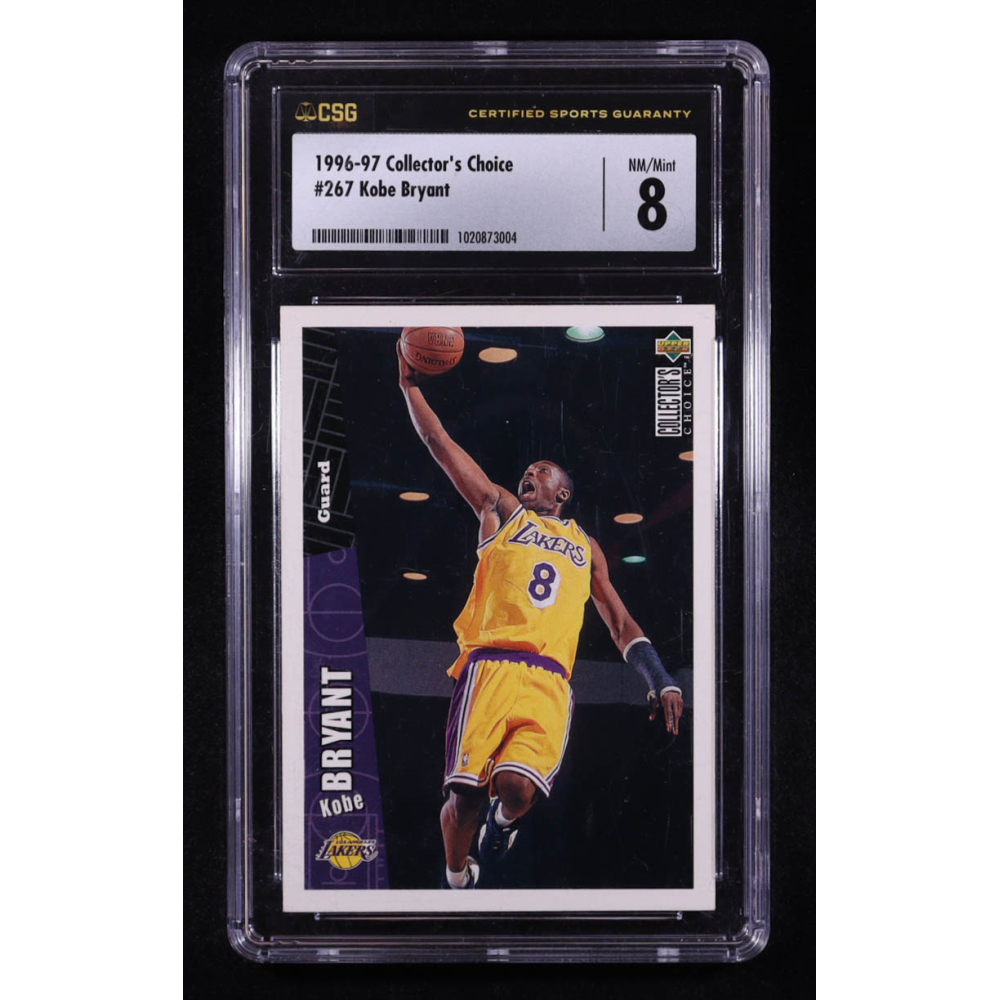 Kobe Bryant 1996-97 Collector's Choice #267 RC (CSG 8) at PristineAuction.com