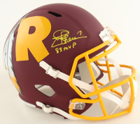 Joe Theismann Signed Redskins Full-Size AMP Alternate Speed Helmet Inscribed "83 MVP" (Beckett) at PristineAuction.com