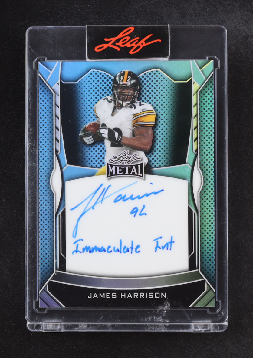 James Harrison 2025 Leaf Metal Autographs #I-JH1 #6/6 at PristineAuction.com James Harrison 2025 Leaf Metal Autographs #I-JH1 #6/6 at PristineAuction.com
