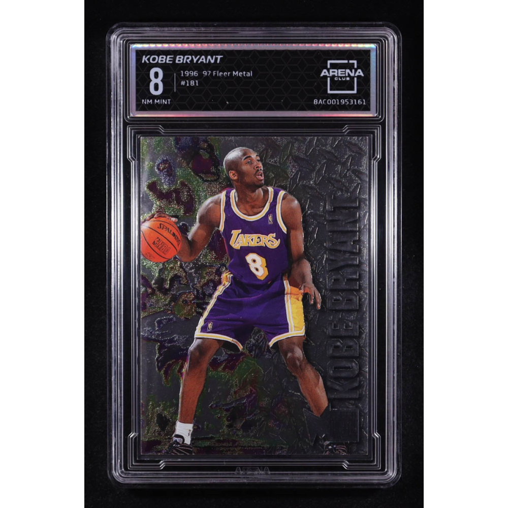Kobe Bryant 1996-97 Metal #181 RC (Arena 8) at PristineAuction.com