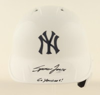Spencer Jones Signed LE Yankees Full-Size Batting Helmet Inscribed "Go Yankees" (MLB & Fanatics) at PristineAuction.com
