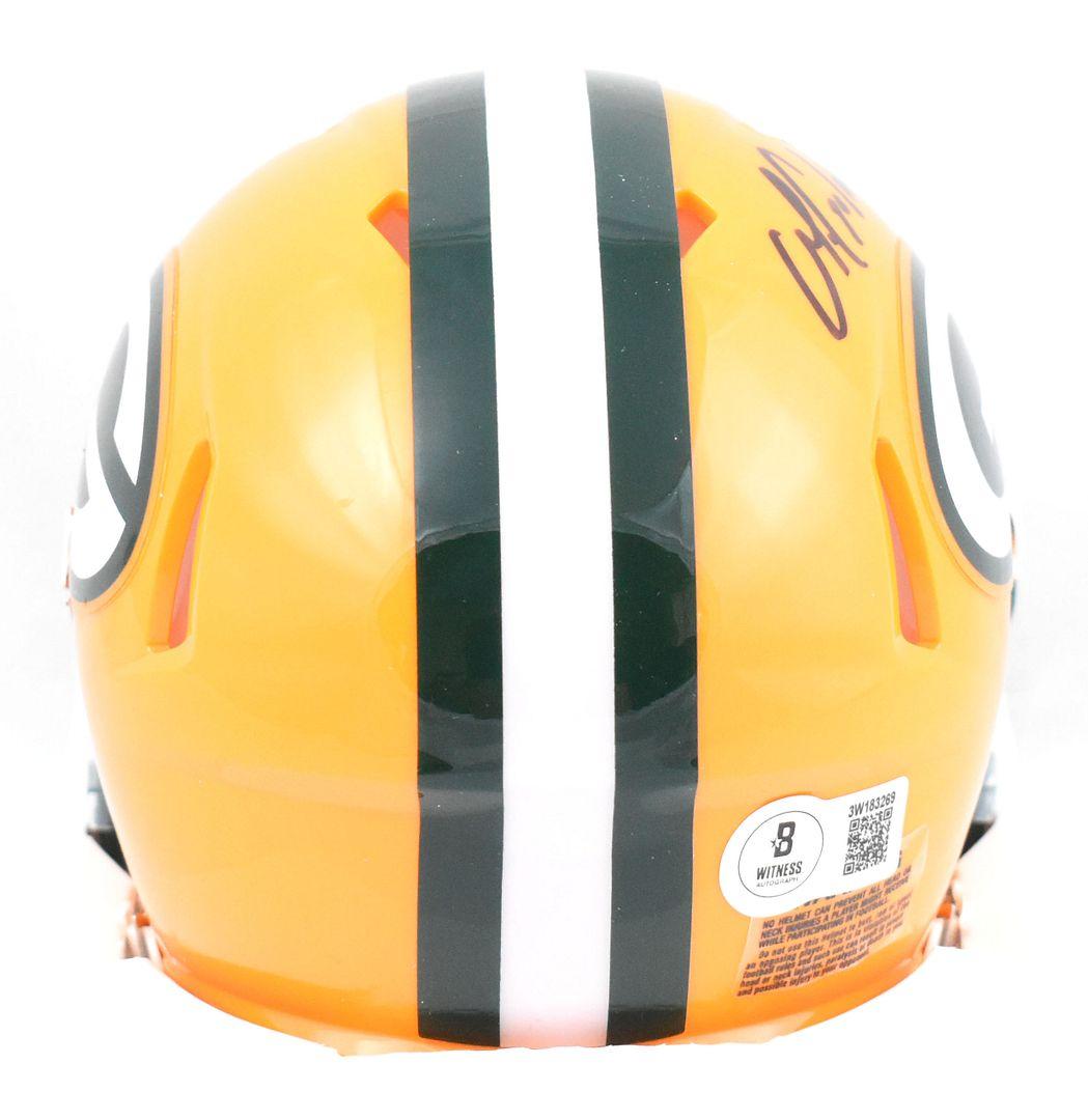 Matthew Golden Signed Packers Speed Mini Helmet (Beckett) at PristineAuction.com Matthew Golden Signed Packers Speed Mini Helmet (Beckett) at PristineAuction.com