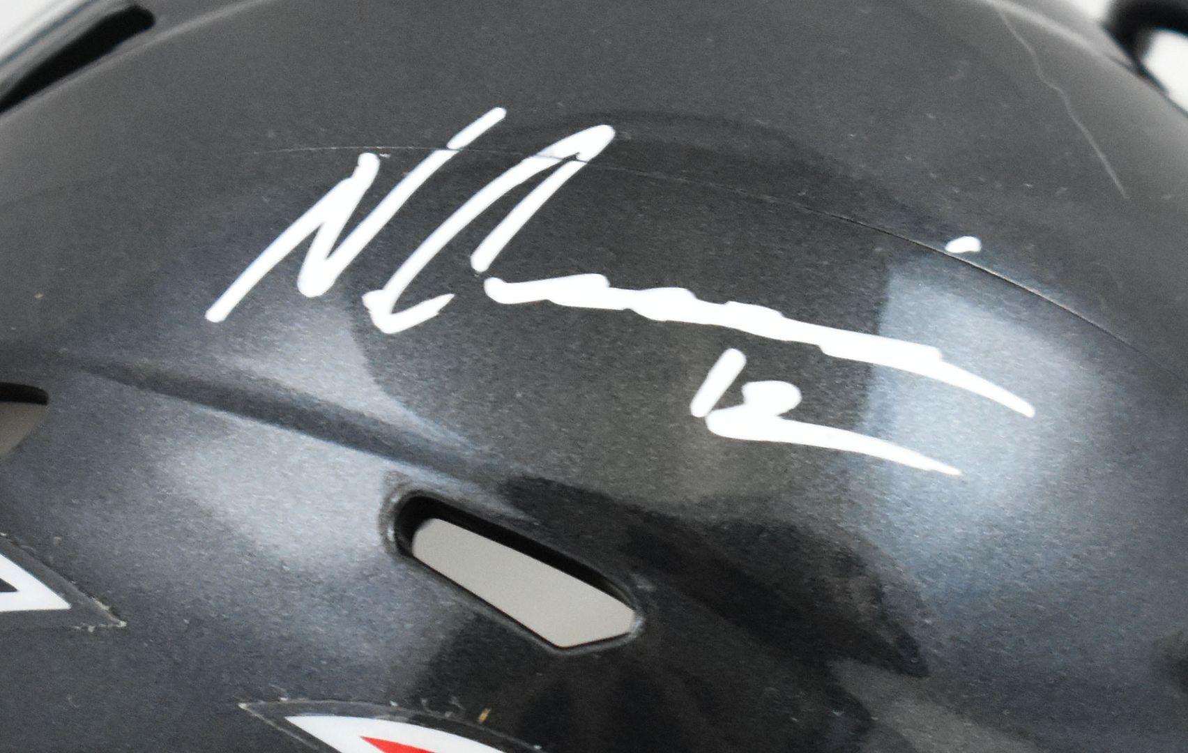 Nico Collins Signed Texans Speed Mini Helmet (Beckett) at PristineAuction.com Nico Collins Signed Texans Speed Mini Helmet (Beckett) at PristineAuction.com