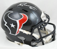 Nico Collins Signed Texans Speed Mini Helmet (Beckett) at PristineAuction.com