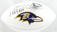 Isaiah Likely Signed Ravens Logo Football (Beckett) at PristineAuction.com