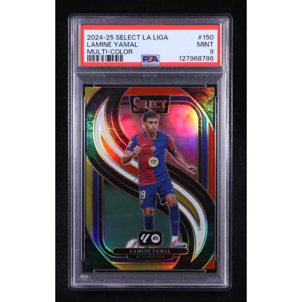 Lamine Yamal 2024-25 Select La Liga Multi-Color #150 (PSA 9) at PristineAuction.com