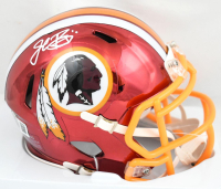 John Riggins Signed Redskins Chrome Alternate Speed Mini Helmet (Beckett) at PristineAuction.com