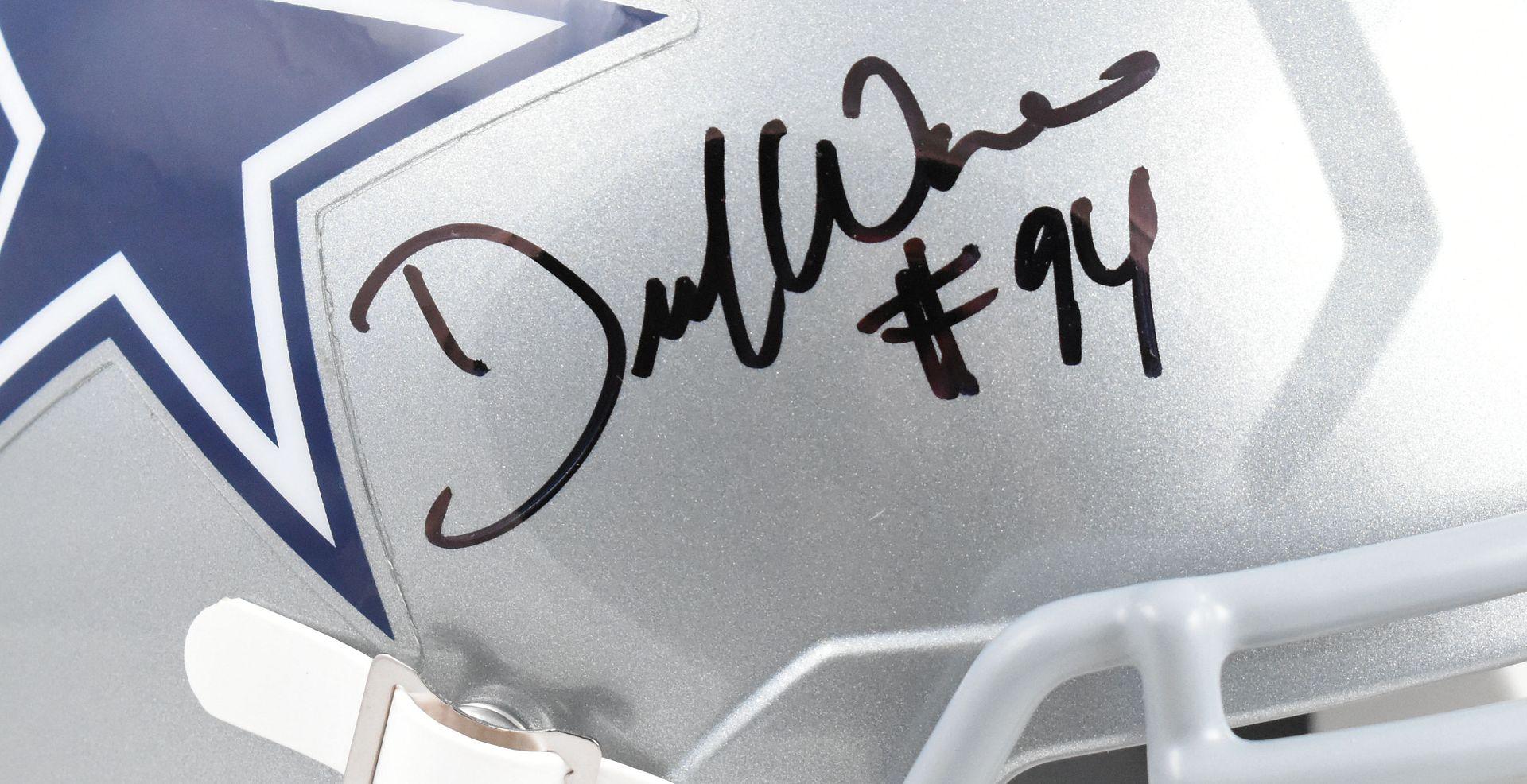 DeMarcus Ware Signed Cowboys Full-Size Speed Helmet (Beckett) at PristineAuction.com DeMarcus Ware Signed Cowboys Full-Size Speed Helmet (Beckett) at PristineAuction.com