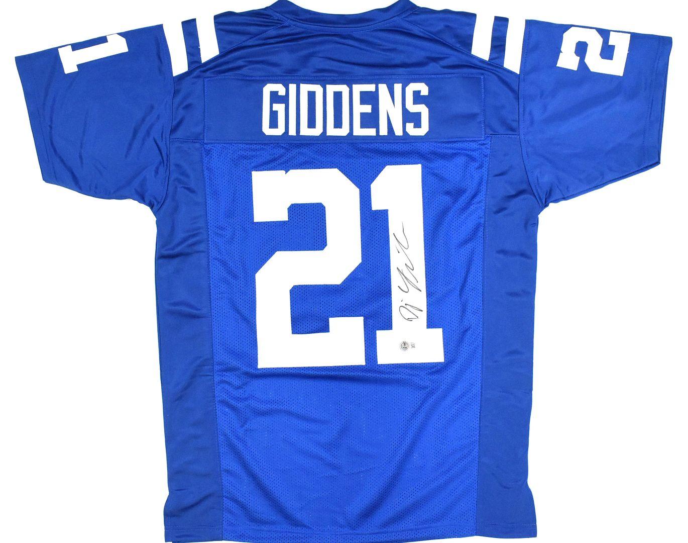 DJ Giddens Signed Jersey (Beckett) at PristineAuction.com DJ Giddens Signed Jersey (Beckett) at PristineAuction.com