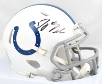 DJ Giddens Signed Colts Speed Mini Helmet (Beckett) at PristineAuction.com