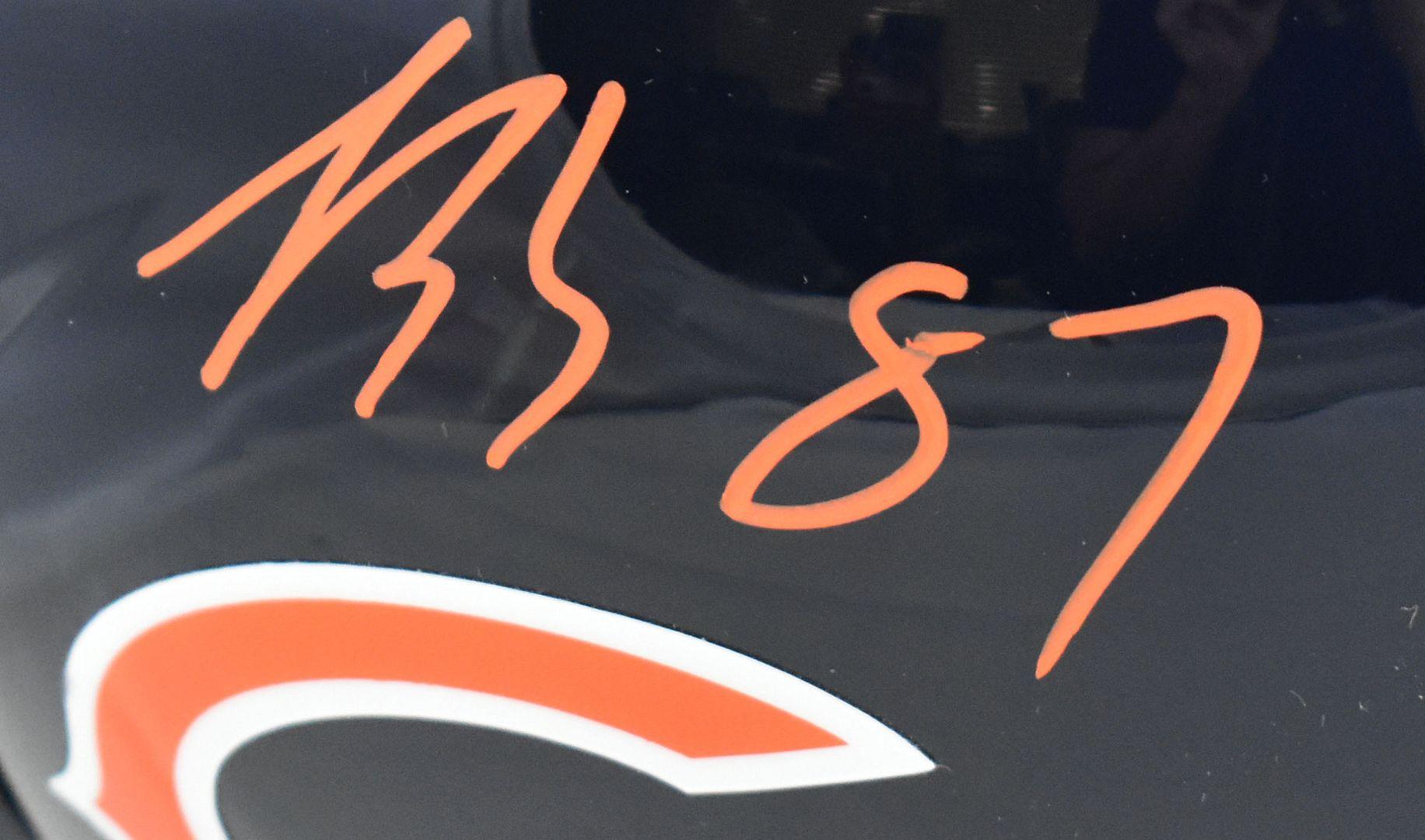 Luther Burden III Signed Bears Full-Size Speed Helmet (Beckett) at PristineAuction.com Luther Burden III Signed Bears Full-Size Speed Helmet (Beckett) at PristineAuction.com