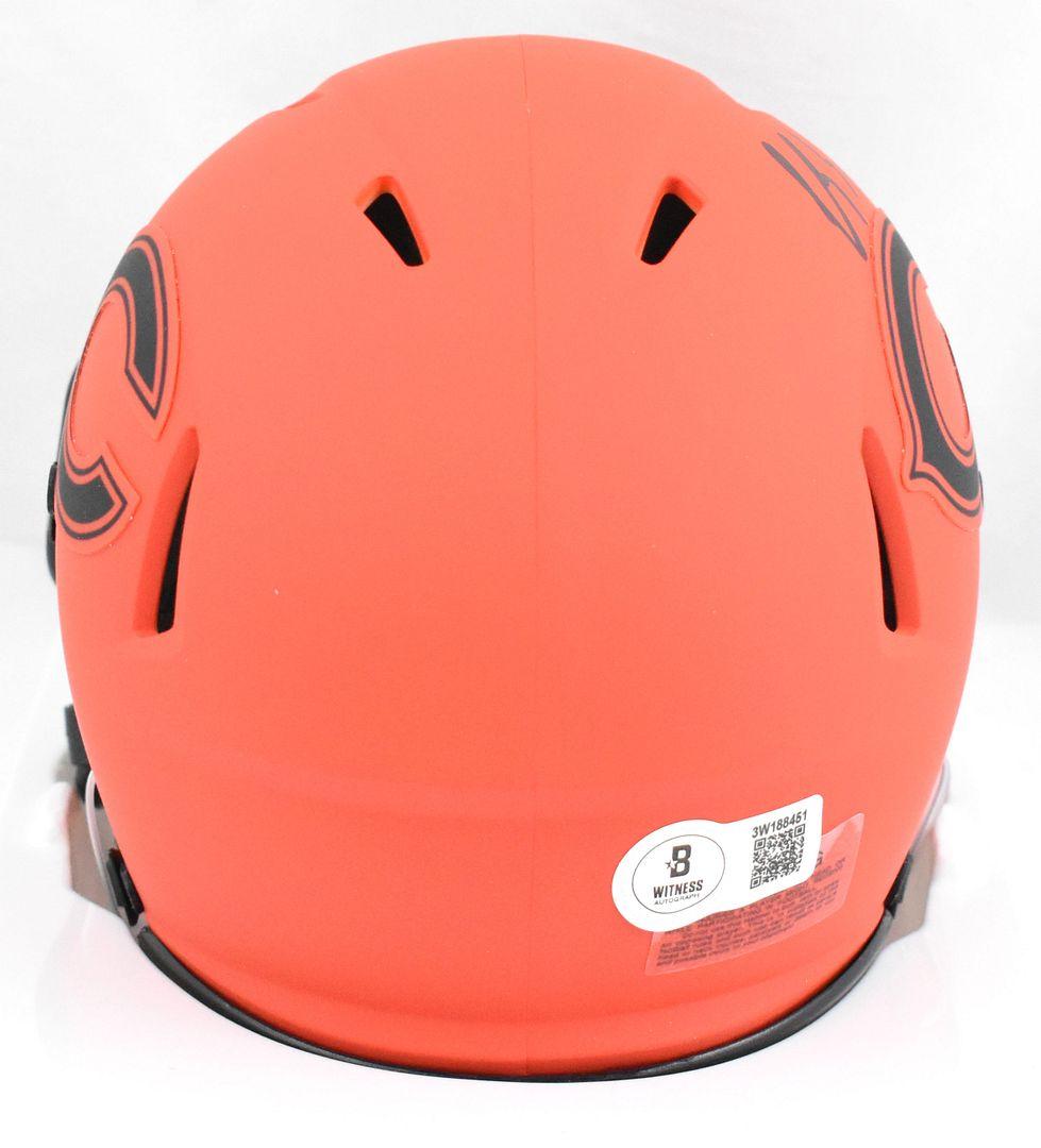 Luther Burden III Signed Bears Rave Alternate Speed Mini Helmet (Beckett) at PristineAuction.com Luther Burden III Signed Bears Rave Alternate Speed Mini Helmet (Beckett) at PristineAuction.com